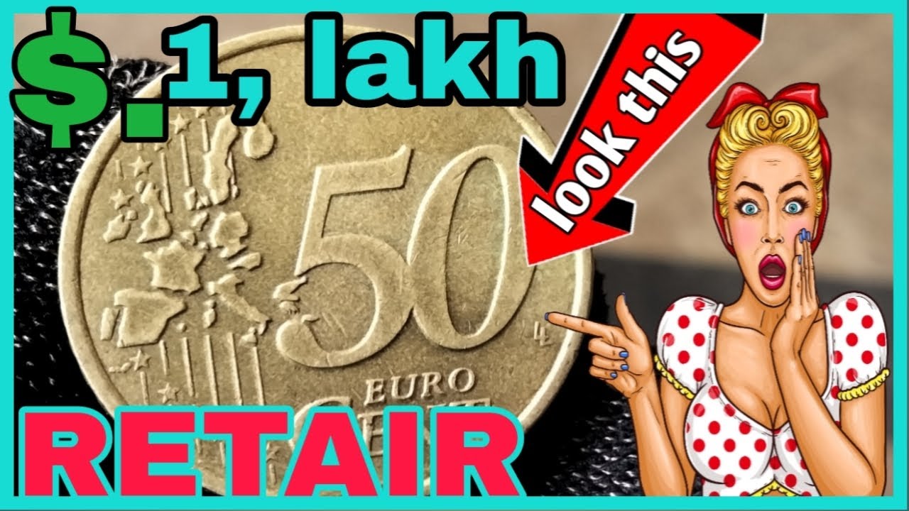 Ultra Rare 50 Euro cent 2001 Coin velue diameter and history ! #subtitles