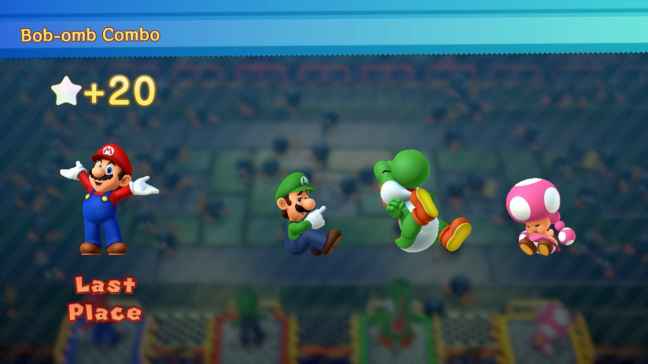 Mario Party 10 - Mario vs Luigi vs Yoshi vs Toadette - Whimsical Waters