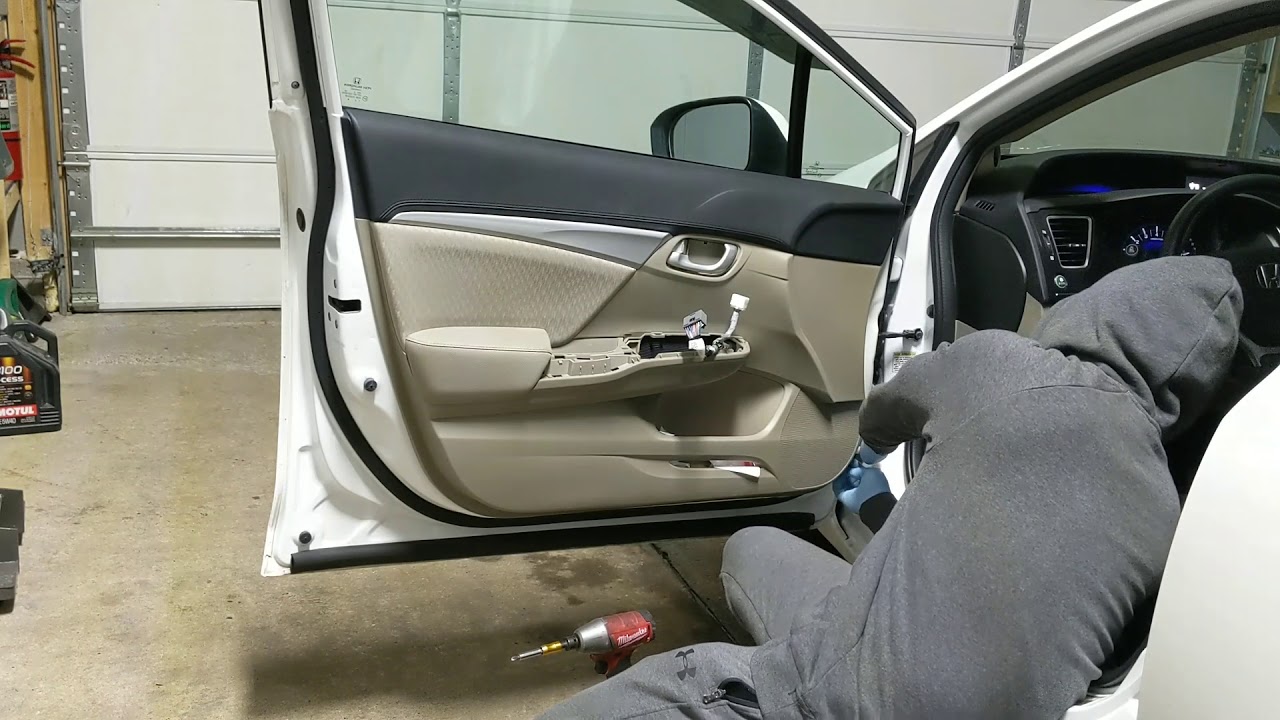 2015 Honda Civic doors panels removal