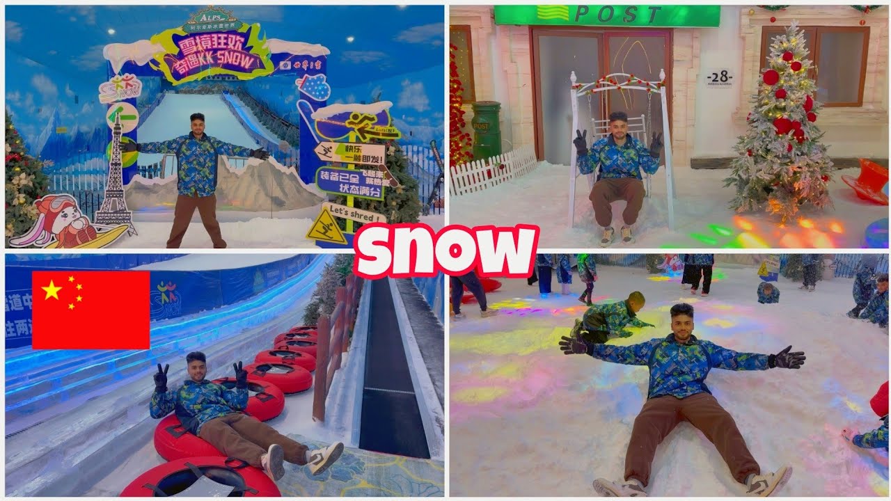 First Time 👀 Experiencing Snow ❄️ in Shenzhen, China 🇨🇳 - Hamzah Vlogs