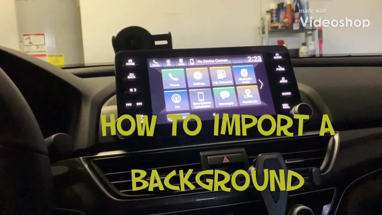 2018-2022 Honda Accord- How to import images on imid display on EVERY model