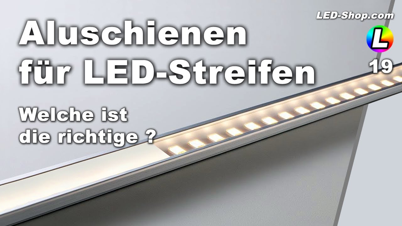Aluschienen für LED-Streifen