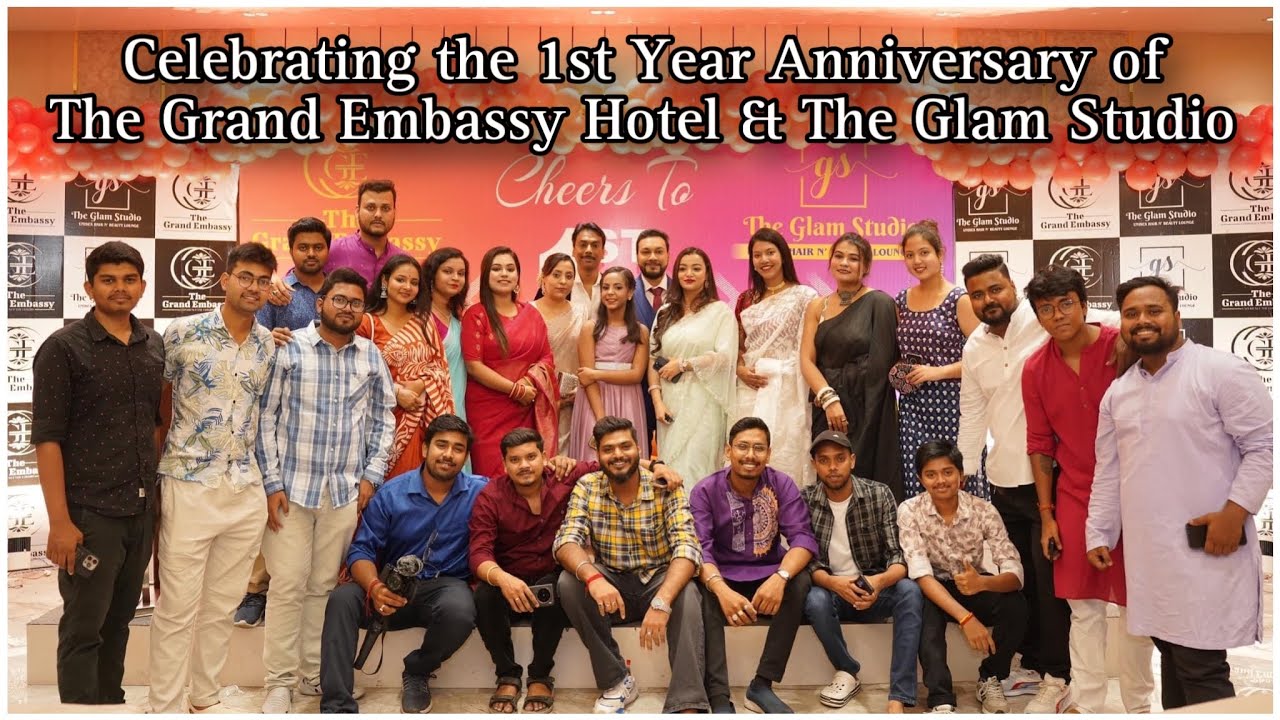 Celebrating the 1st Anniversary of The Grand Embassy Hotel Malda & The Glam Studio with MVC
