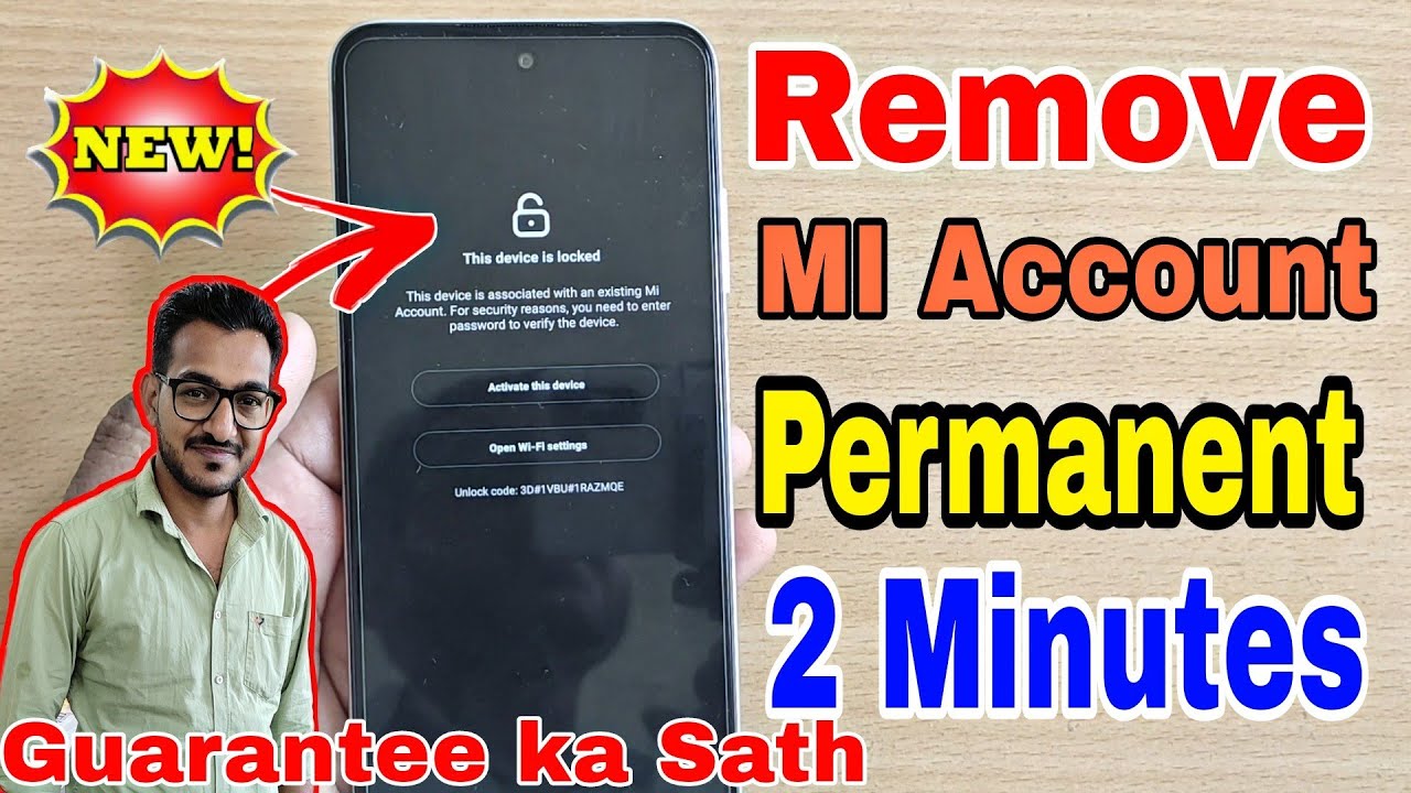 New Trick 😊😊|| How to Remove Mi Account Permanently ||Active Mi Account || Unlock Mi Account Redmi 💯