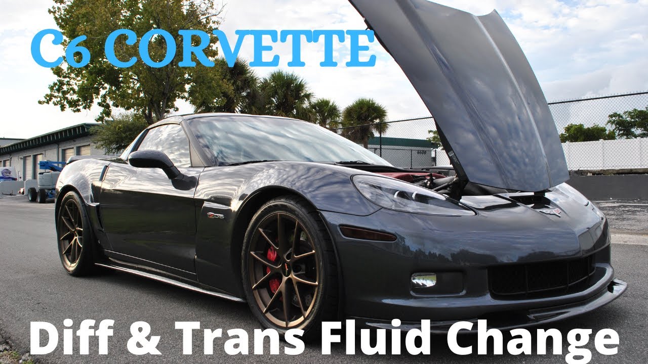 C6 Corvette Diff & Trans fluid change