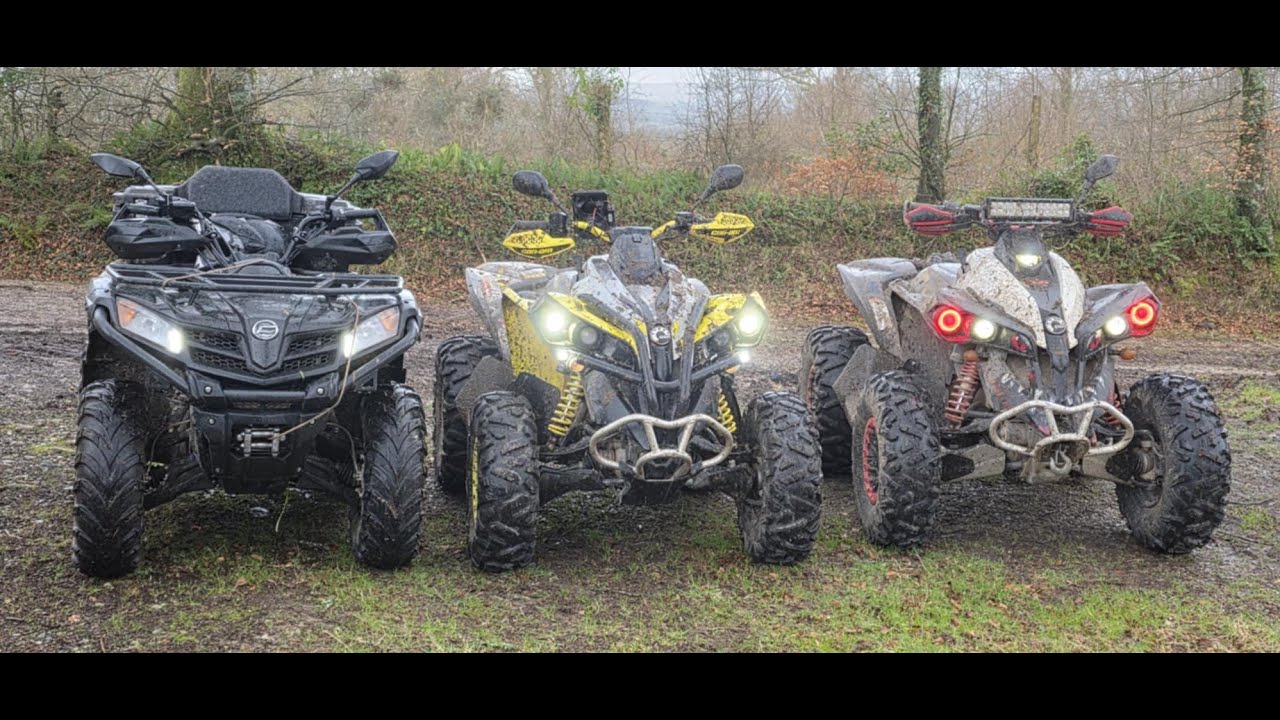 Sortie quad après la tempête Goretti !