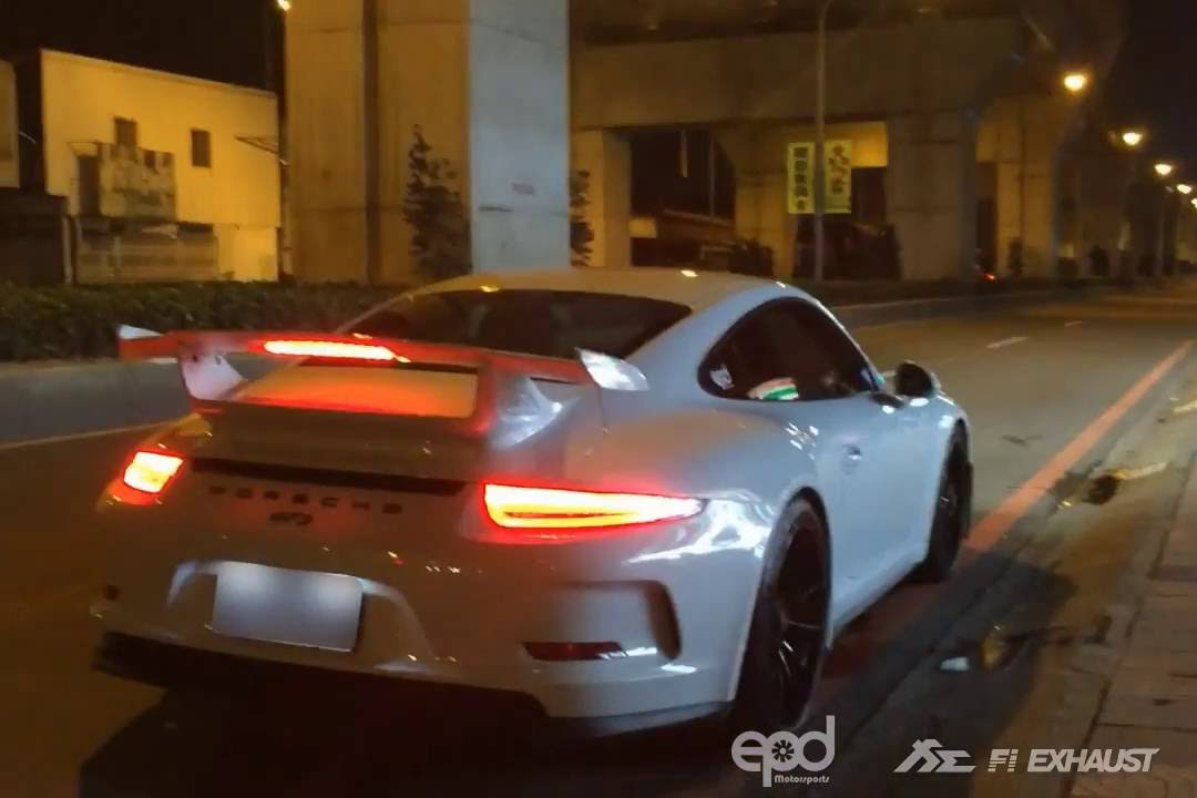Porsche 991 GT3 X Fi Exhaust​ Insane Super Loud sound !!!