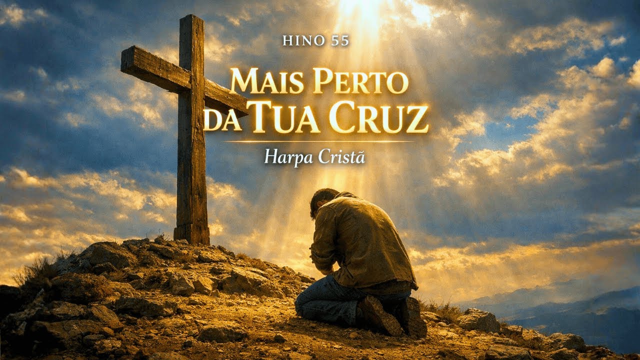 55 - Mais Perto da Tua Cruz - Harpa Cristã - Louvor Tradicional - Hino Antigo da Harpa Cristã