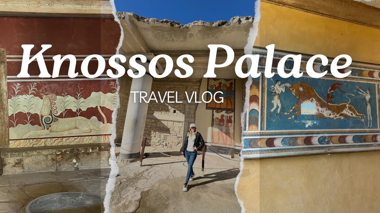INSIDE the PALACE OF KNOSSOS in CRETE #travelvlog