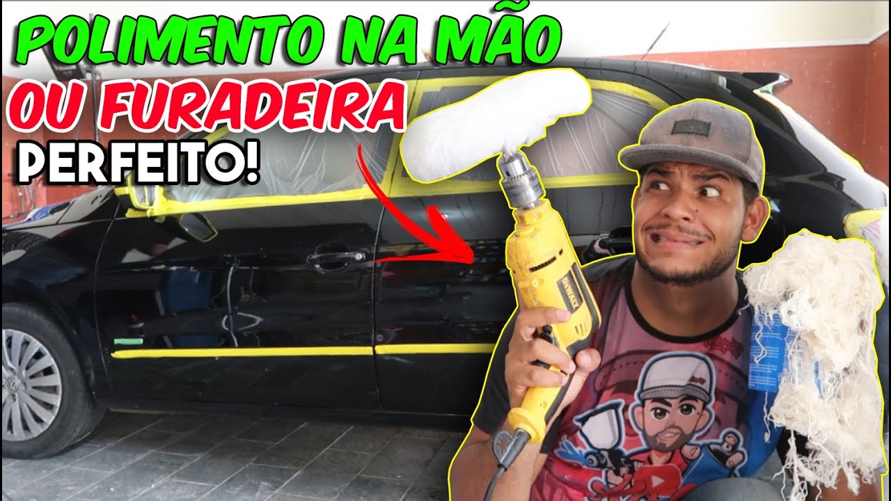 COMO FAZER POLIMENTO A MÃO OU NA FURADEIRA - DESSA FORMA FUNCIONA!