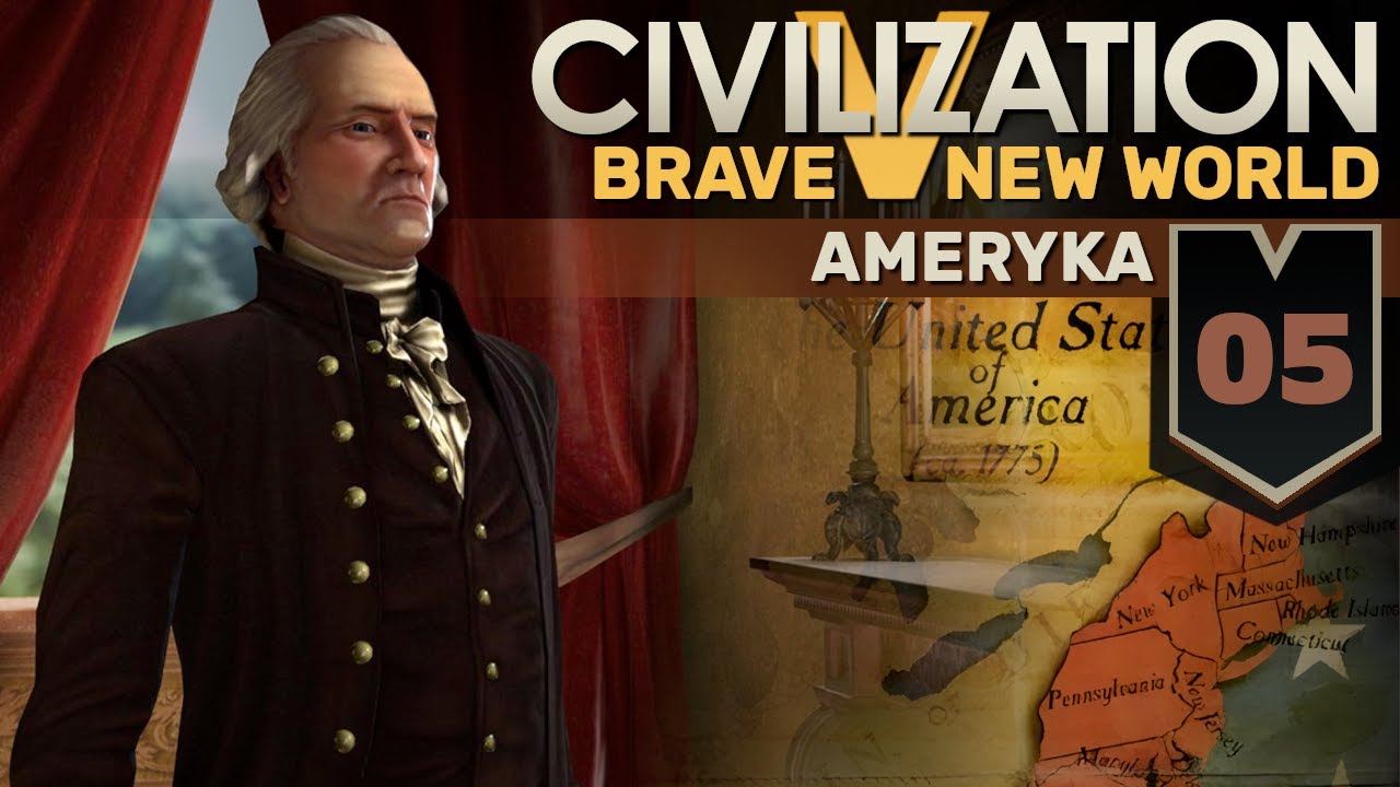 Civilization 5 / BNW: USA #5 - Wszystko odwrotnie :P (Solo vs Duety)