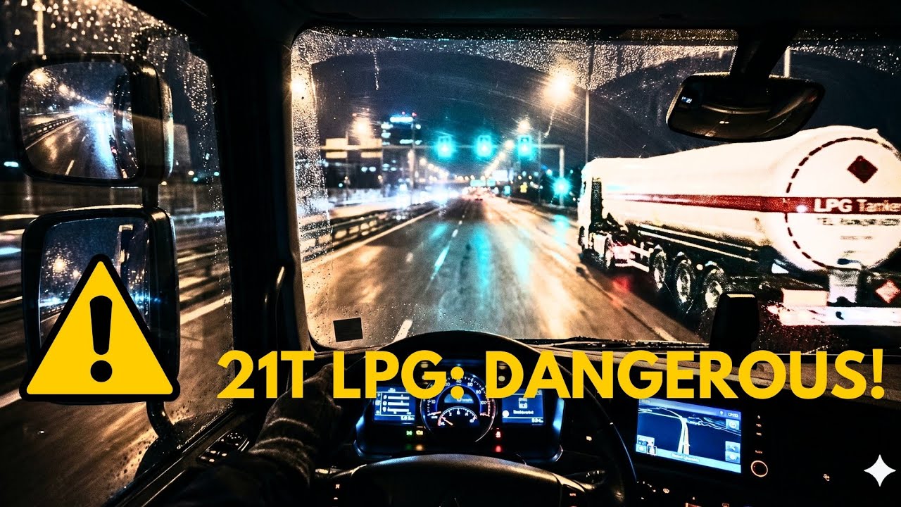 💥 EXPLOSIVE CARGO! 21t LPG Run with Renault Premium | Linz to Bratislava