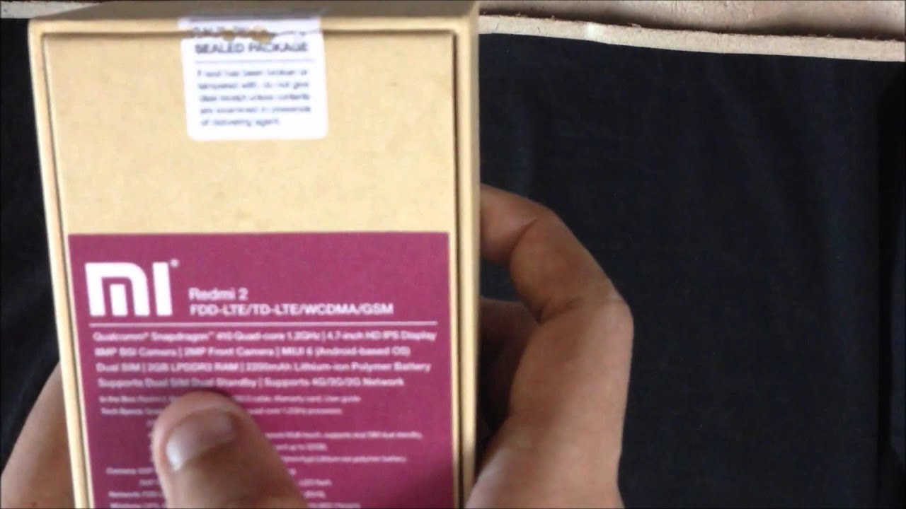 Xiaomi Redmi 2 Prime Unboxing