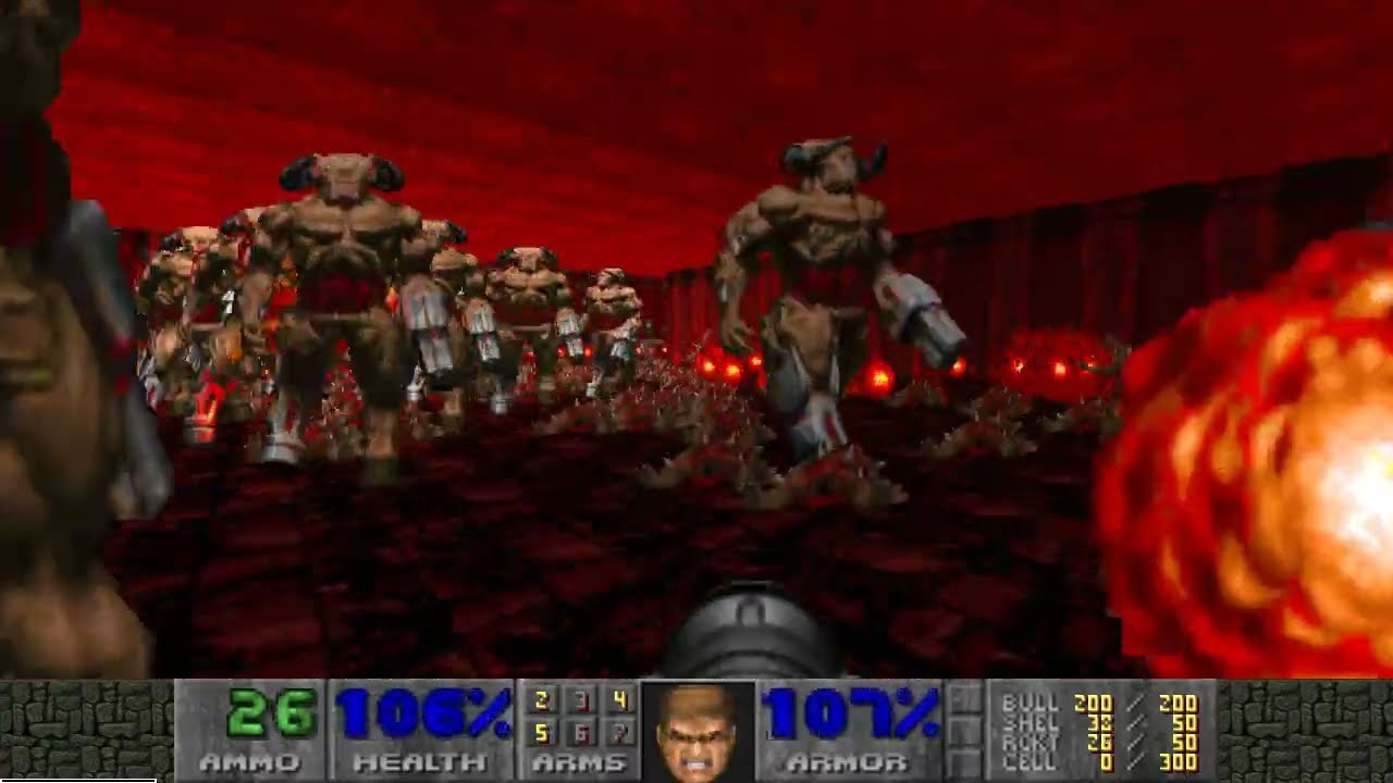 Doom 2 Tarachillax MAP 6 UV-MAX [TAS] in 50:42