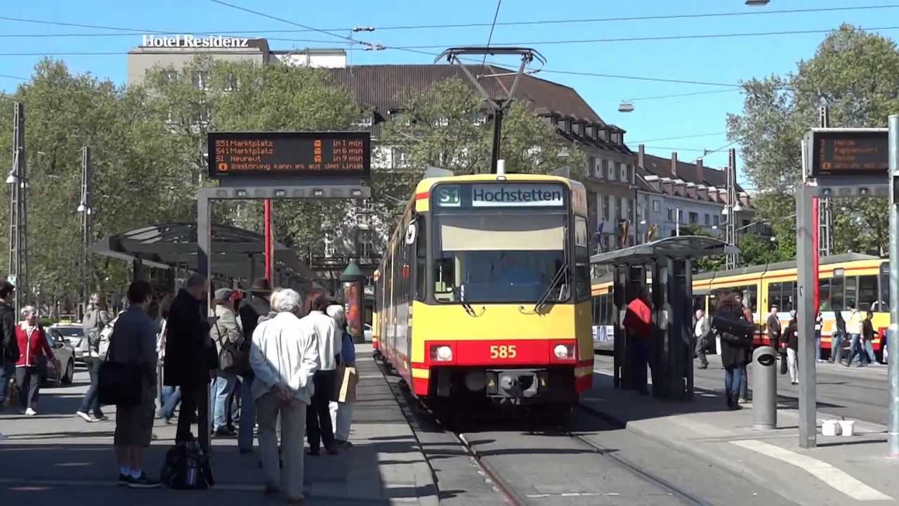 Stra&szlig;enbahn Karlsruhe -  Am Bahnhofsvorplatz