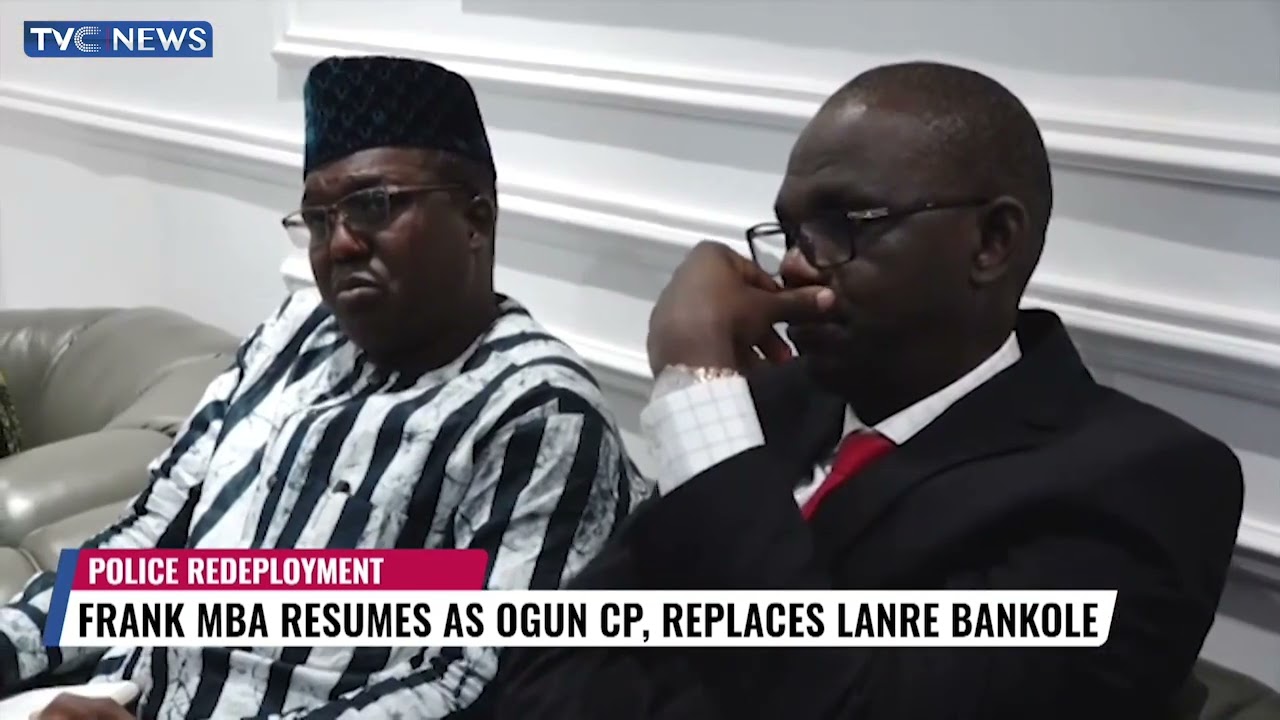 (Watch) Frank Mba Assumes Office As Ogun CP