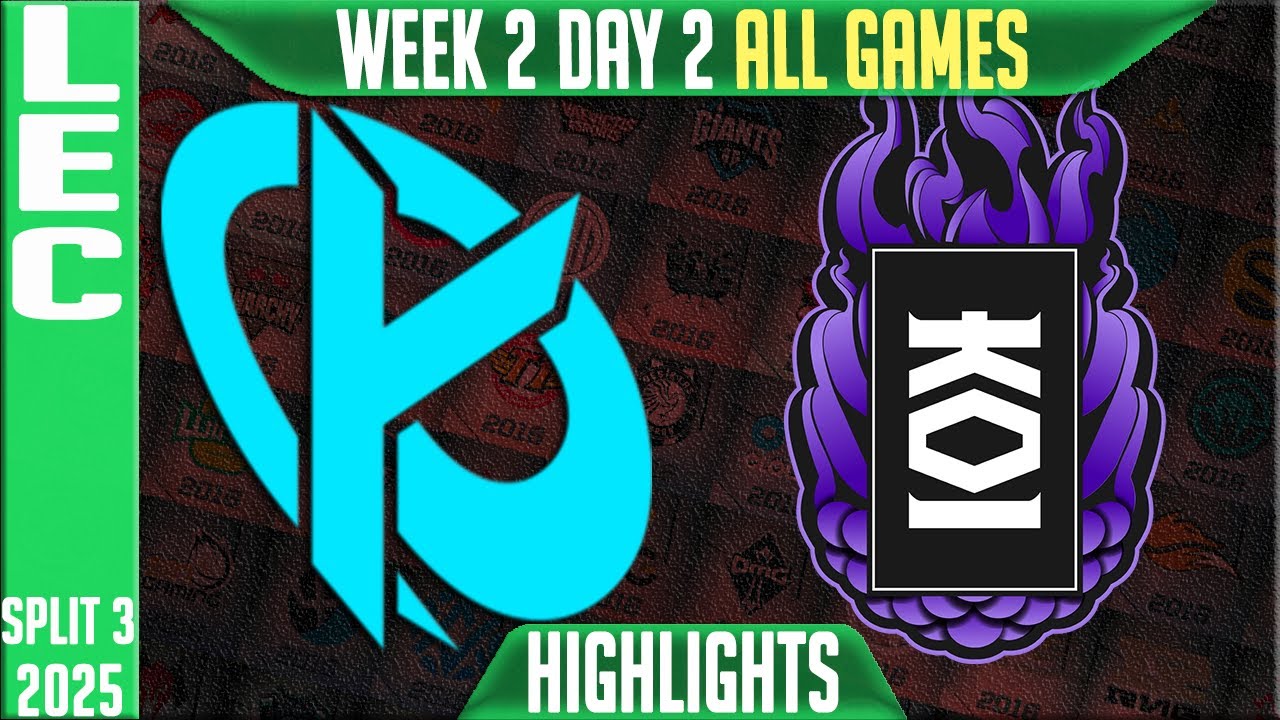 KC vs MKOI ALL GAMES Highlights | LEC W2D2 Split 3 | Karmine Corp vs Movistar KOI