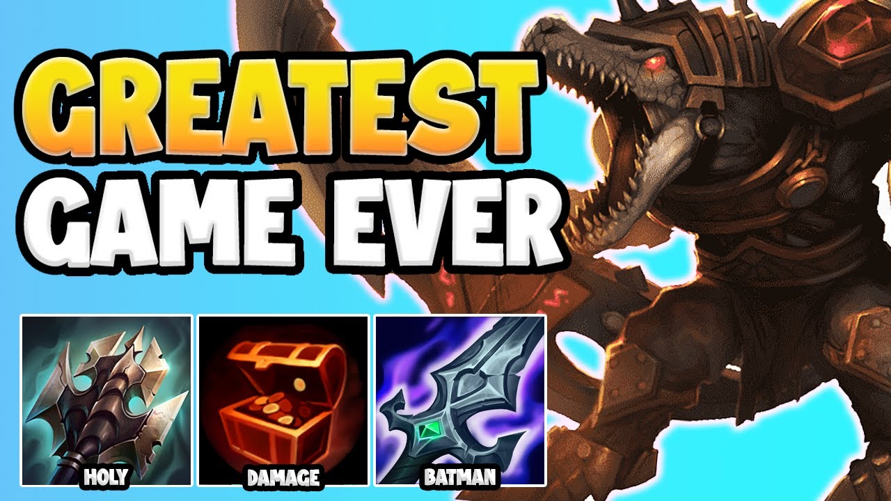 The GREATEST Renekton Game Of MY LIFE! (I'll Never Play Like This Again)