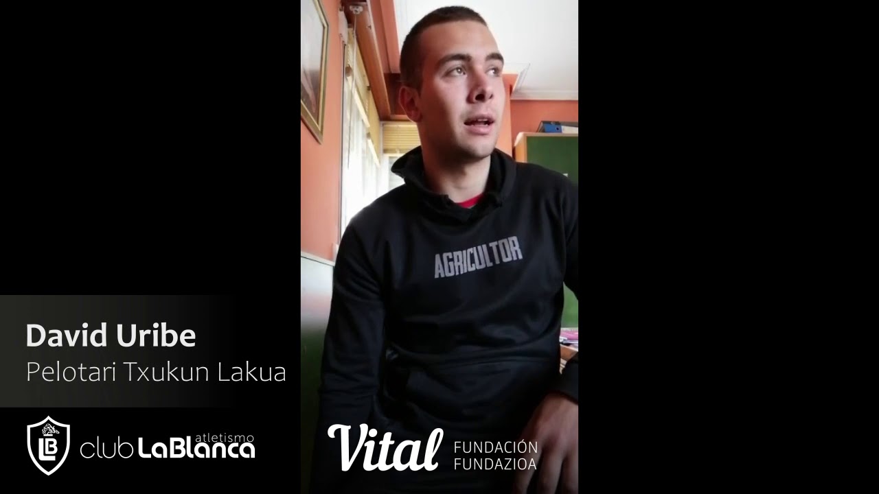 David Uribe, pelotari Txukun Lakua, se une a la campa&ntilde;a #ComercioVGSiempre