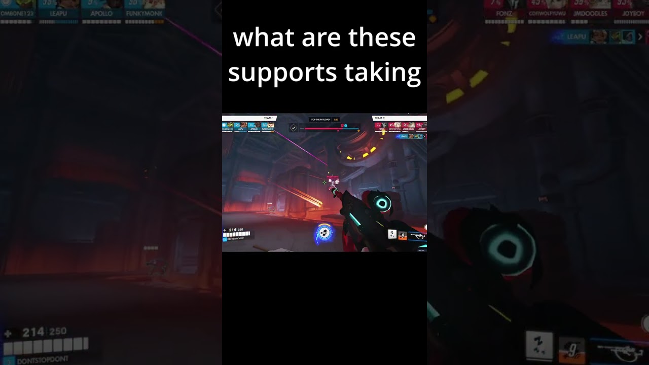 Среднестатистический игрок поддержки в Overwatch