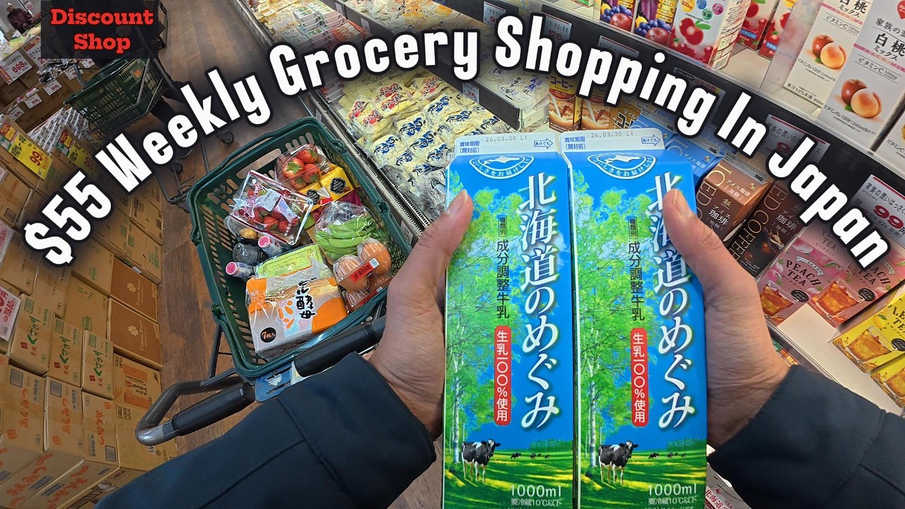 $55 Weekly Grocery Shopping in Japan | Discount Shop | Cheaper Price😲