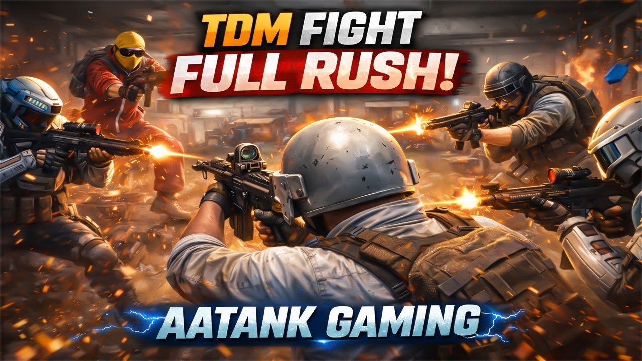 TDM Full Rush Gameplay | Pub g | Aatank Gaming | Tdm Fight | Bgmi