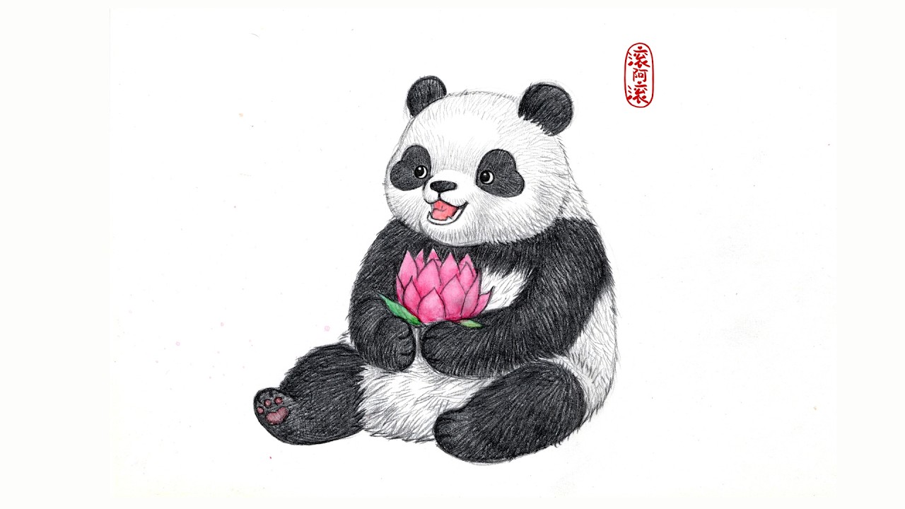 Inner peace｜Draw panda Day 148