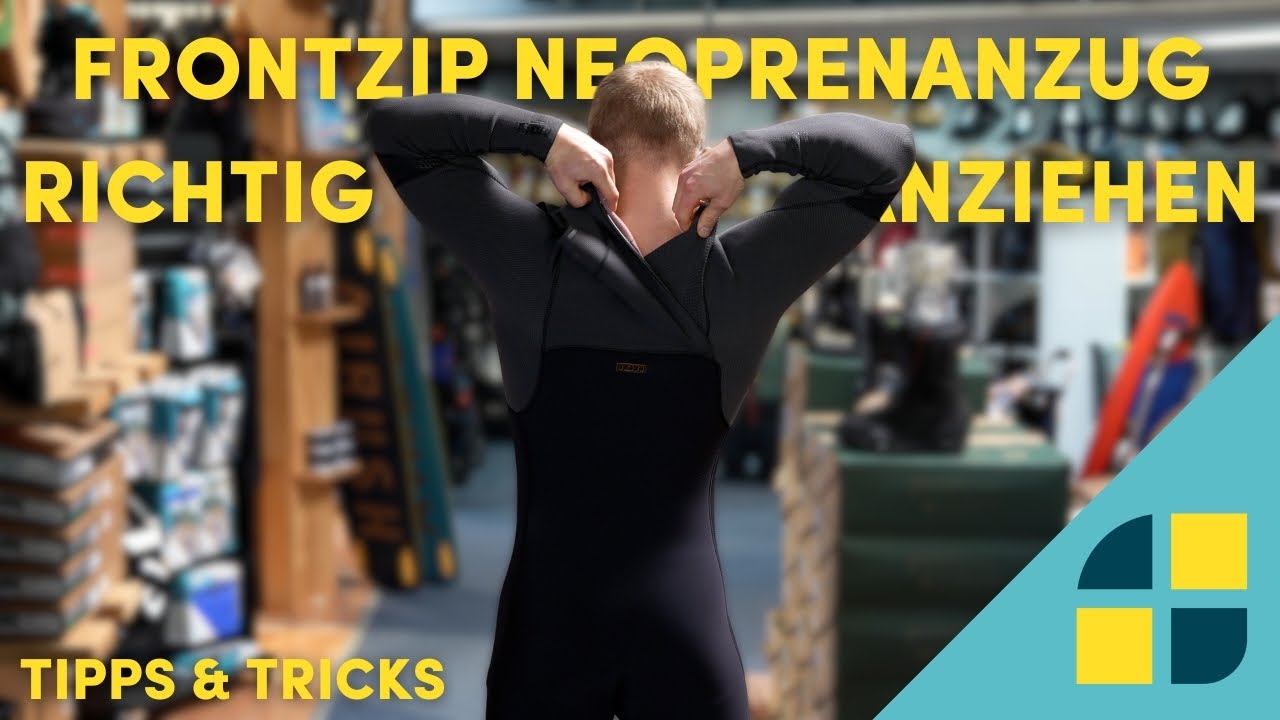 Wie ziehe ich einen Frontzip Neoprenanzug richtig an? Tipps & Tricks | online-surfshop.de