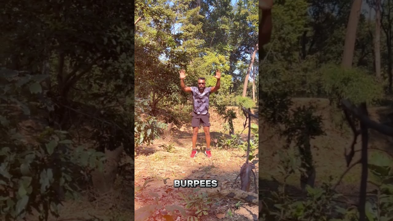 Burpees HIIT workout for fast fat loss l 