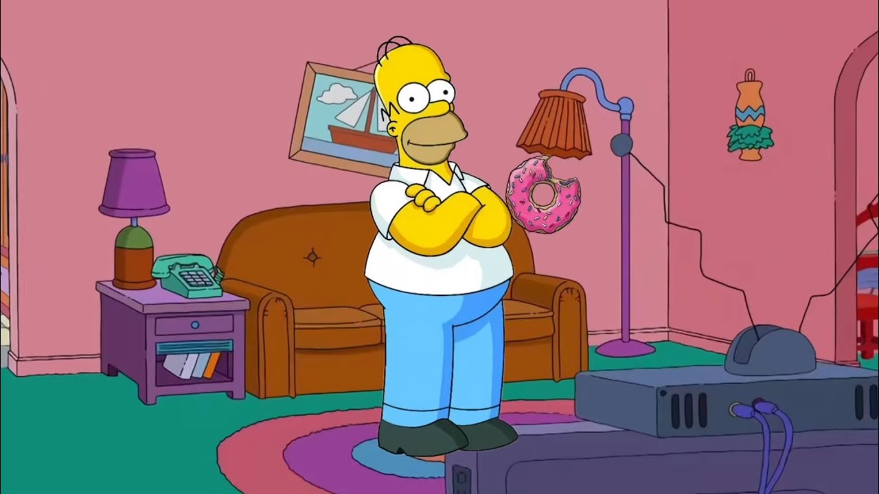 Homer drops his donut song original 