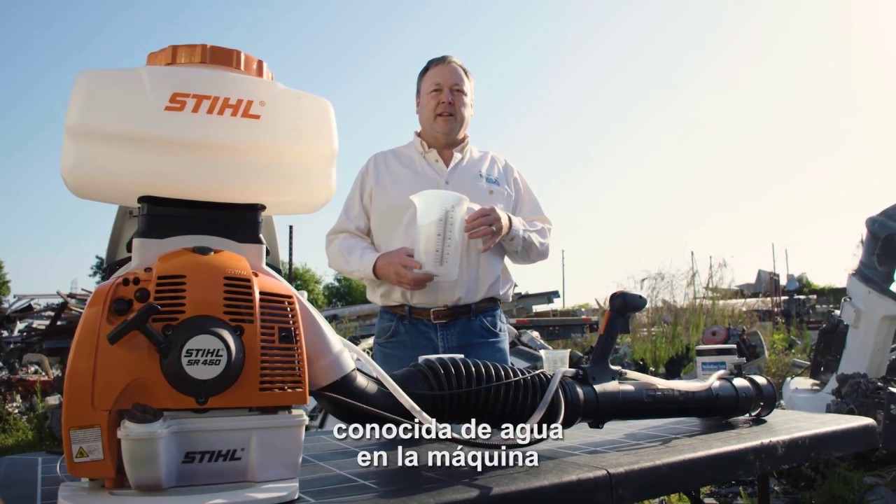 VectoBac (Bti) WDG WALS Ground Applications with Stihl SR450 (Full Video, Spanish Subtitles)