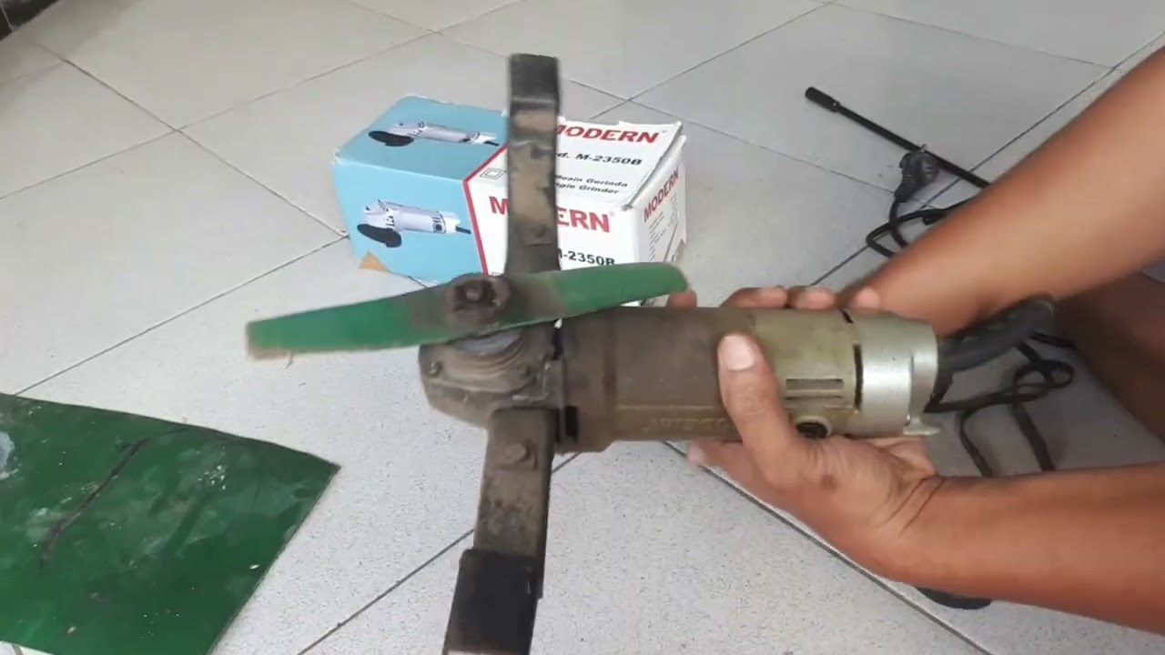 RUBAH GERINDA JADI MESIN POTONG RUMPUT