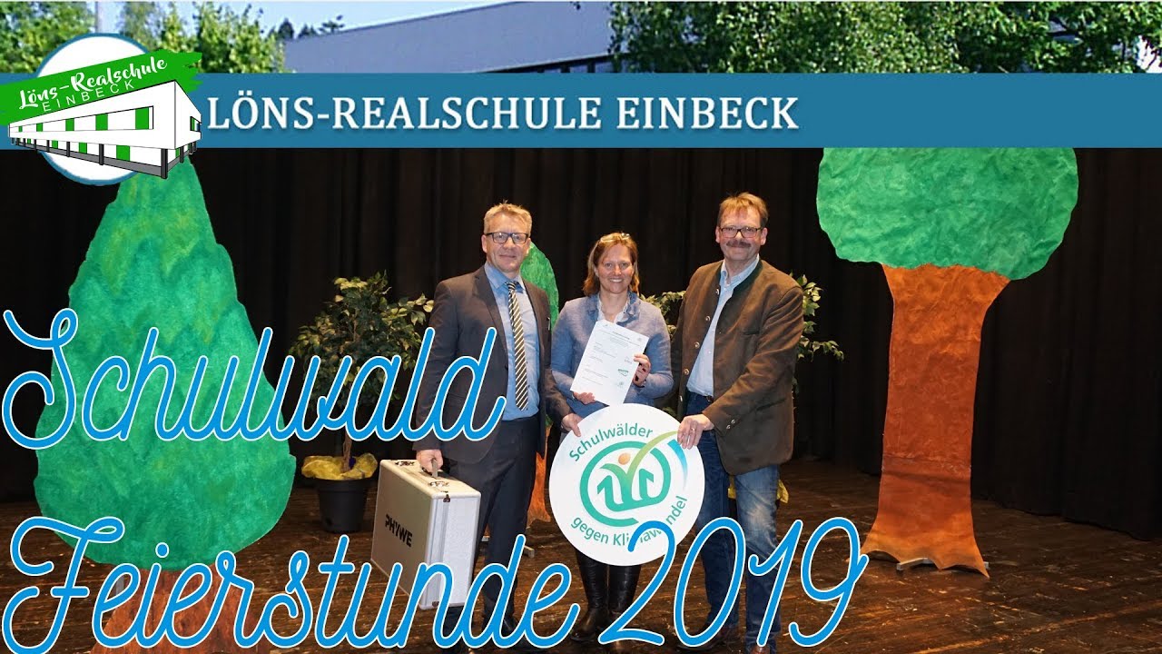 Feierstunde zum Schulwald  der Löns-Realschule Einbeck 25.02.2019