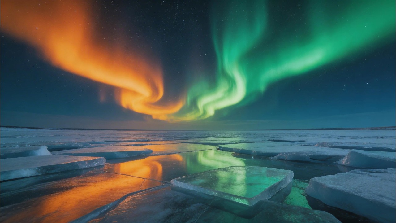 Aurora Borealis for Deep Sleep | Calm Your Mind and Fall Asleep Faster Tonight