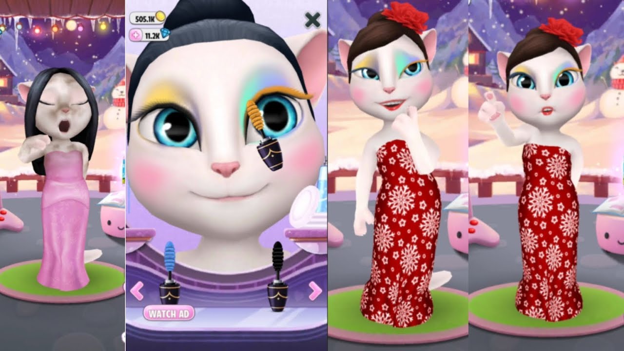 MY TALKING ANGELA AGREED EAT DANCE ANGELA AND SLEEP #angela #viralvideo 