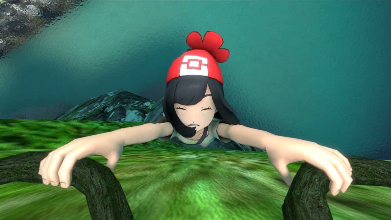 Selene (Pokémon) Cliffhanging Animation