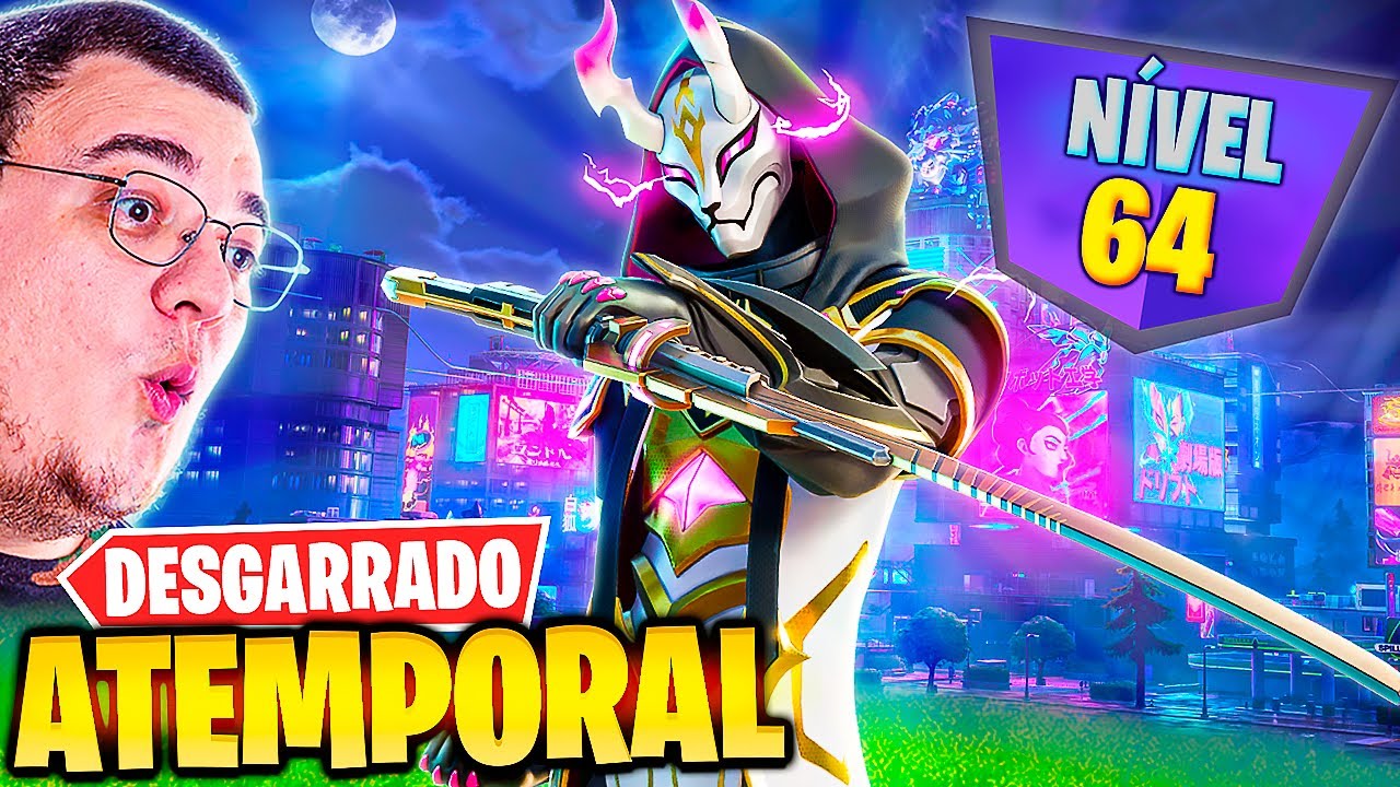 LIBEREI O NOVO ATEMPORAL -  QUAL O MELHOR ATEMPORAL ? FORTNITE TEMPORADA 2 CAPITULO 4 DESGARRADO