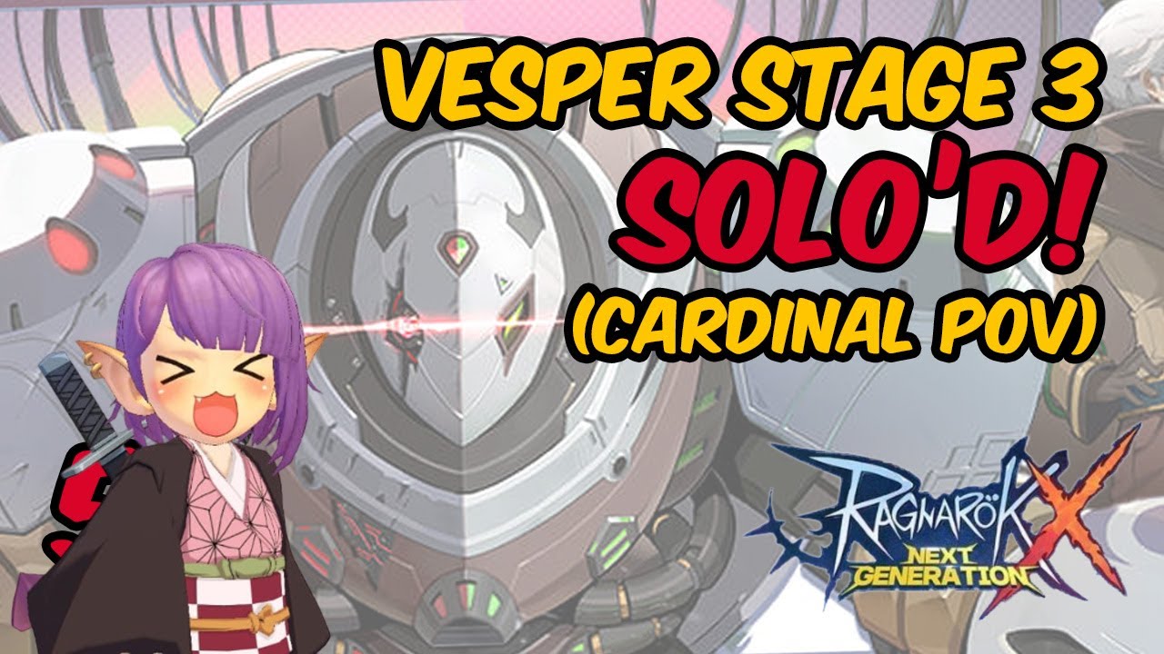 Solo Run Vesper Stage 3 (Normal) with 5 Characters at Once [Cardinal POV] ROX SEA
