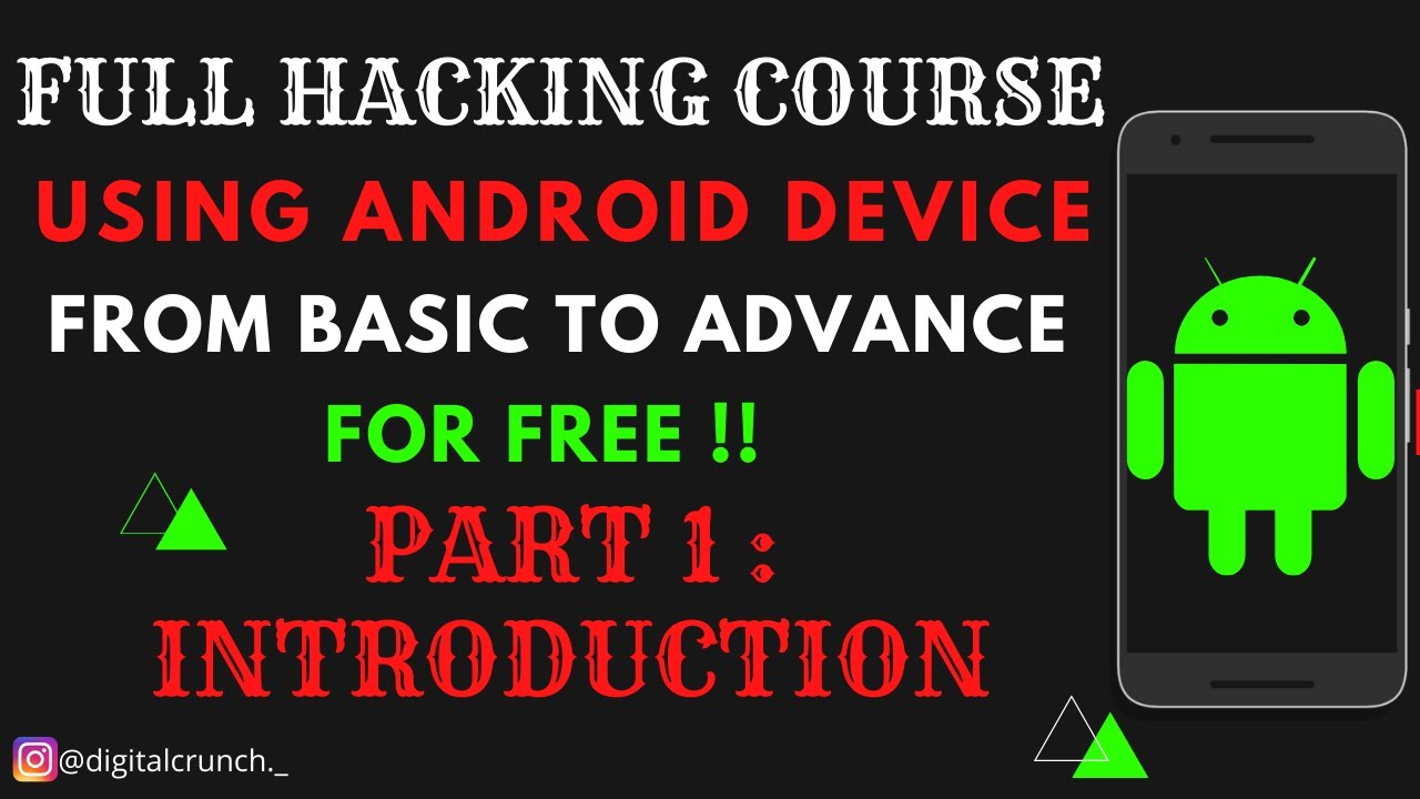 Lecture - 1 Introduction | Full Termux Ethical hacking course using Android