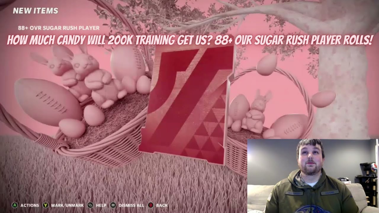 HOW MUCH CANDY WILL 200K TRAINING GET US? 88+ OVR SUGAR RUSH PLAYER ROLLS | MADDEN 21 ULTIMATE TEAM