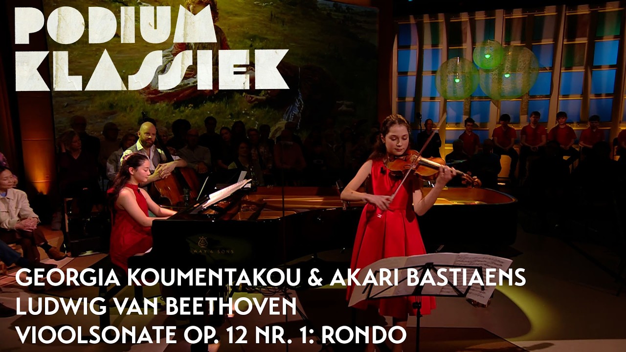 Georgia Koumentakou & Akari Bastiaens - Beethoven - Vioolsonate op. 12 nr. 1 Rondo | Podium Klassiek