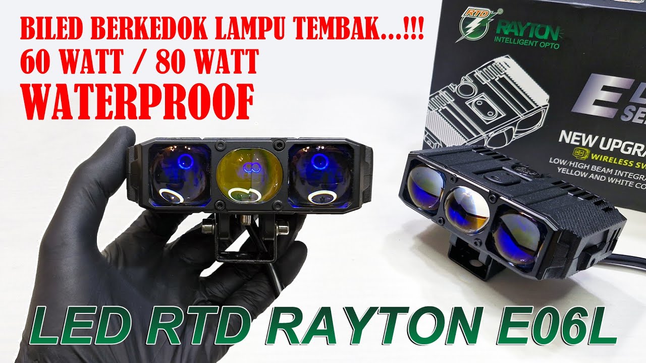 Review LED Laser Biled RTD Rayton E06L
