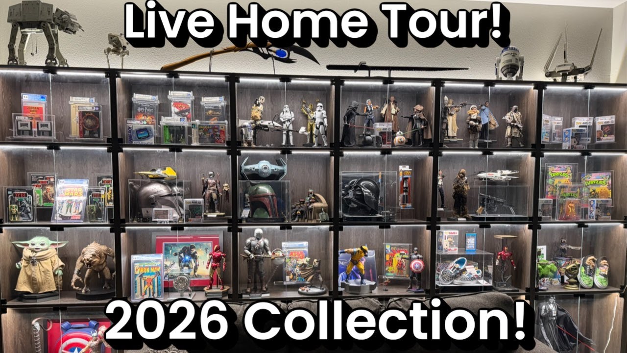 What happens when you fill your house with Star Wars, Marvel, and Legos? This is what it looks like!