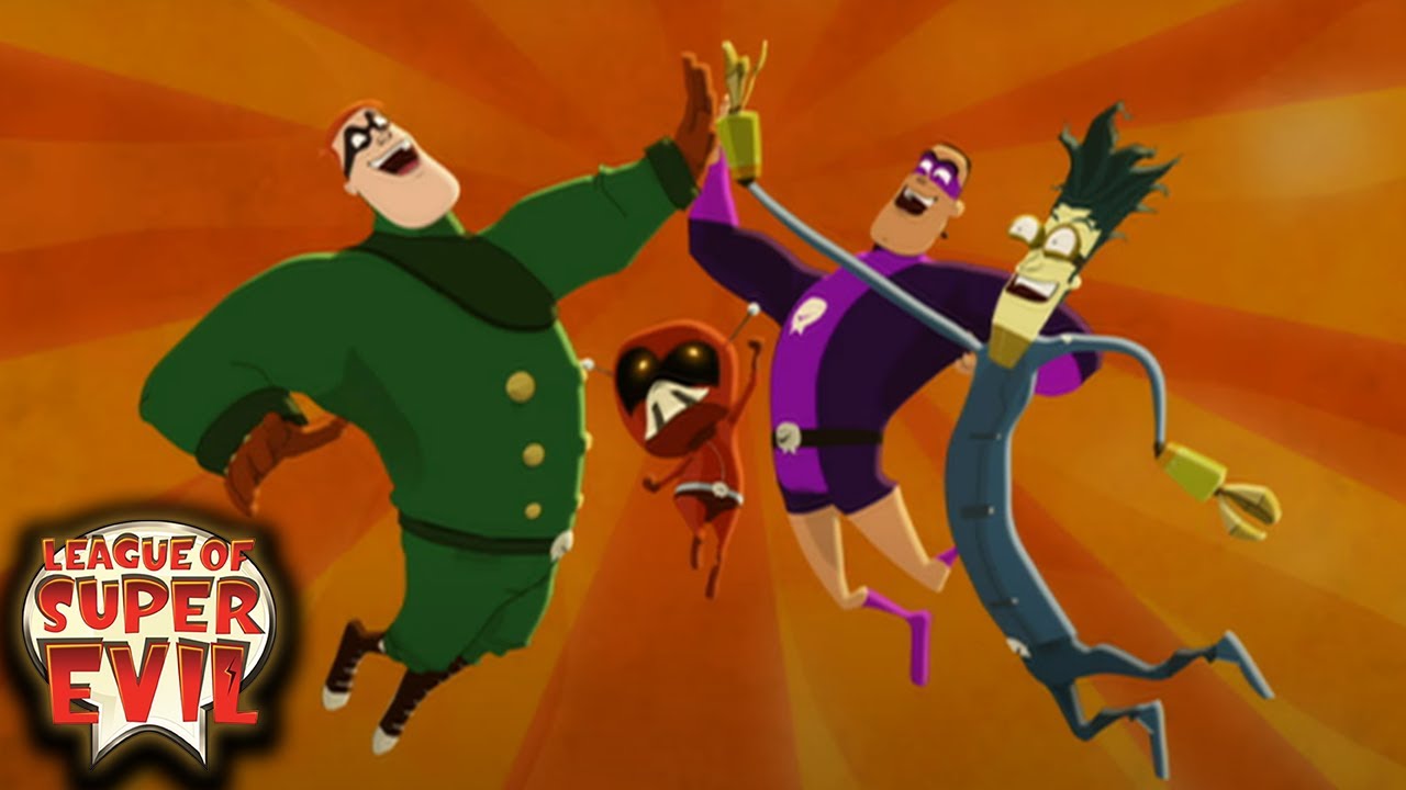 Injustice Gene/Send in the Clones : Episode 9 | League of Super Evil | Cartoons for Kids