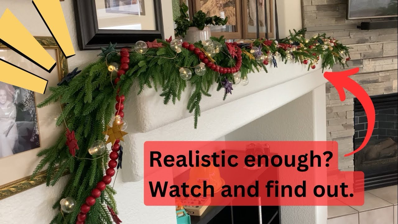 Review - Jutom Christmas Garlands Norfolk Pine Garland