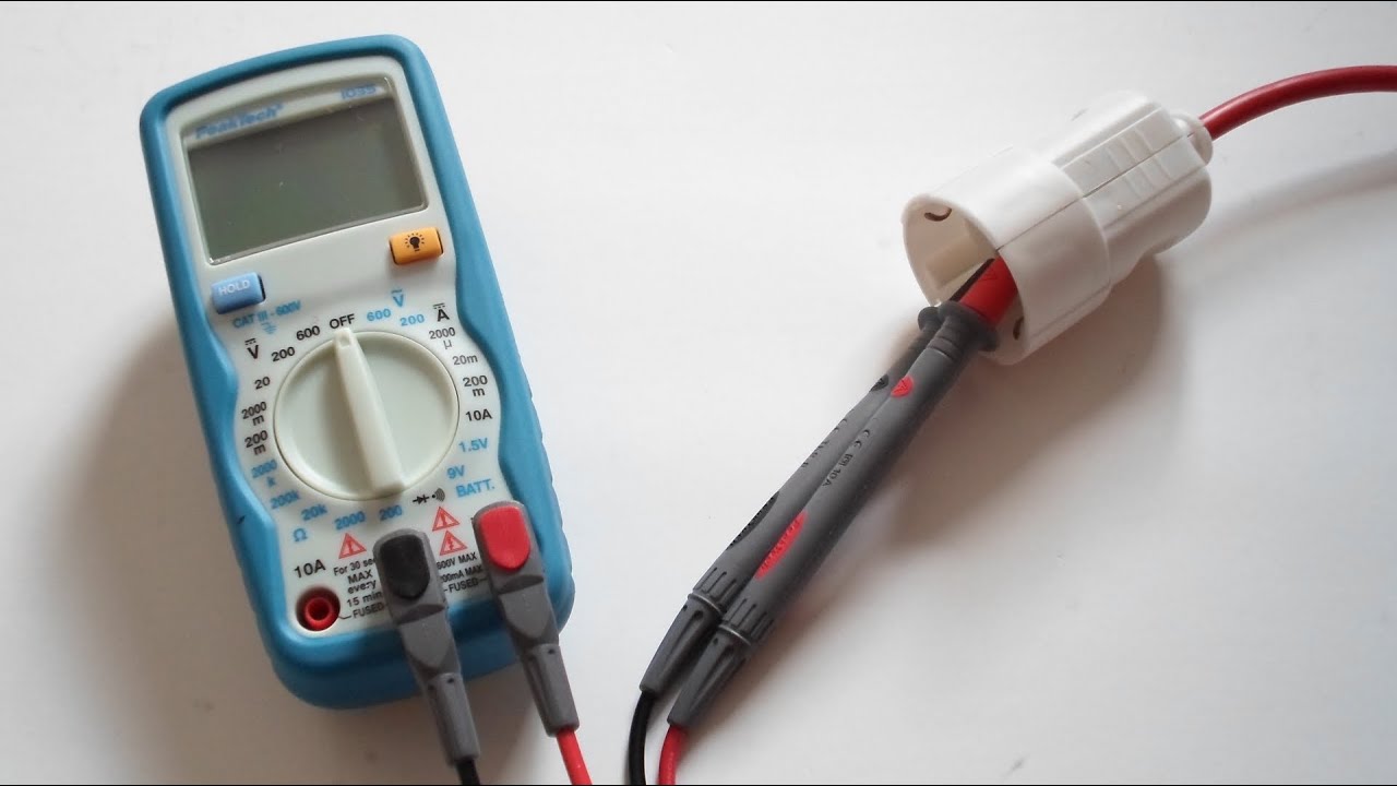 Messen mit dem PeakTech 1035 Multimeter