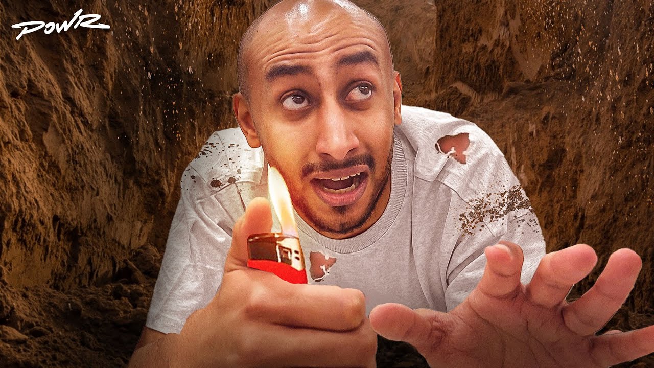 جربت اعيش في حفرة لمدة 24 ساعة 🚨!