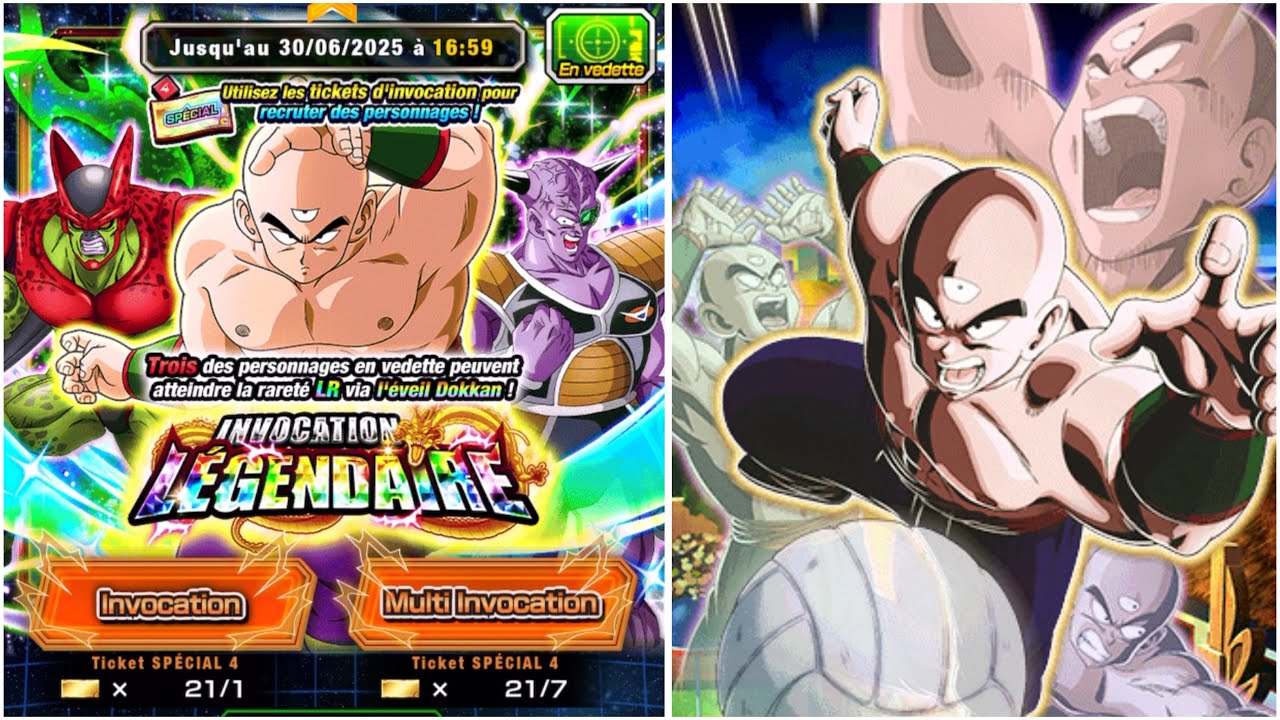 INVOCATION TEN SHIN HAN LR DOKKAN BATTLE !!! TROIS MULTI TICKET SPÉCIAL