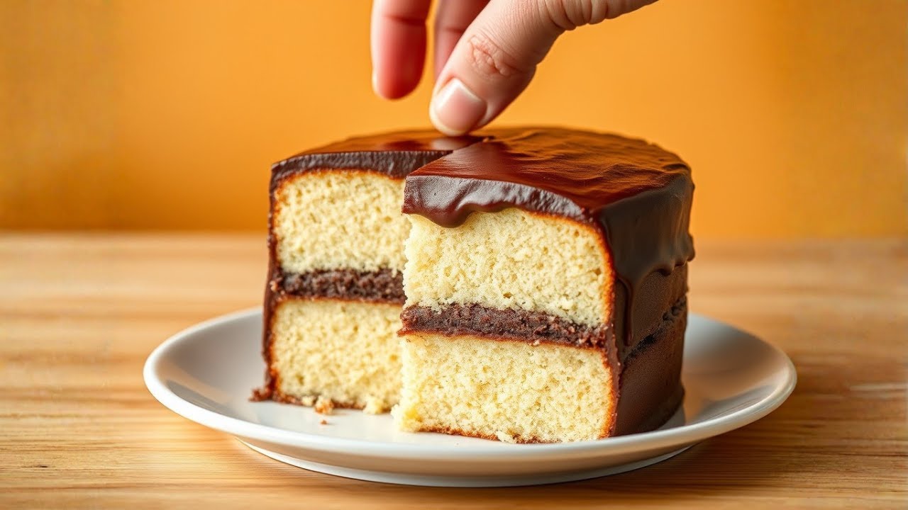 Gâteau Vanille-Chocolat qui va vous CHOQUER 🤤🍰 #RecetteFacile #Chocolat #Vanille