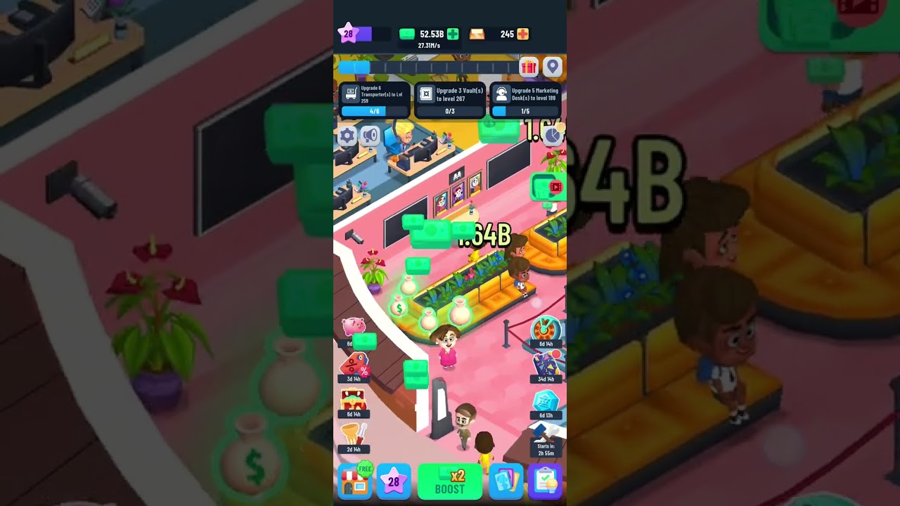 IDLE BANK TYCOON GAME